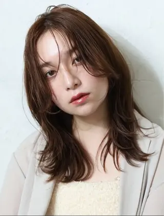 セミロング カラー エクステ/カラー/ TOMOYUKIのヘアスタイル