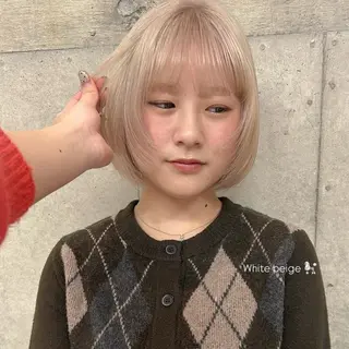 カラー カエデ🦔 ボブショート・メンズのヘアスタイル