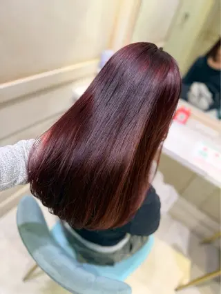 カラー 透明感ツヤカラー/ ゆうな💙のヘアスタイル