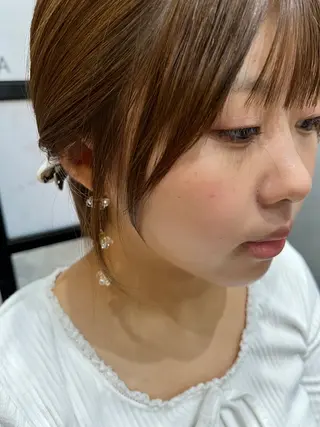 ミディアム 久木原 ゆりのヘアスタイル
