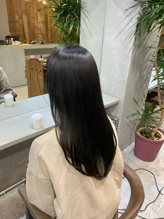ロング カラー tamakawa hinaのヘアスタイル