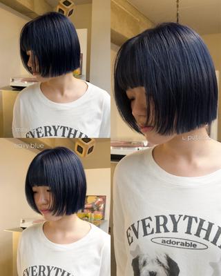 ショート カラー ねね/垢抜けカラー/ レイヤー/福岡のヘアスタイル
