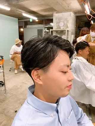 ショート メンズ 笠原 敦司のヘアスタイル