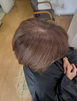 ショート カラー 髪質改善・白髪ぼかし /お悩み対応カラーのヘアスタイル
