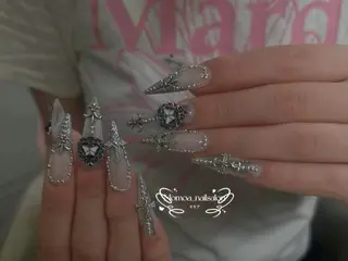 ネイル MoMoA Nail ネイル長さ出し専門店のネイルデザイン