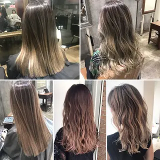 セミロング カラー パーマ ヘアアレンジ メンズ キッズ ネイル マツエク・マツパ サロンドミルク 渋谷高比良のヘアスタイル