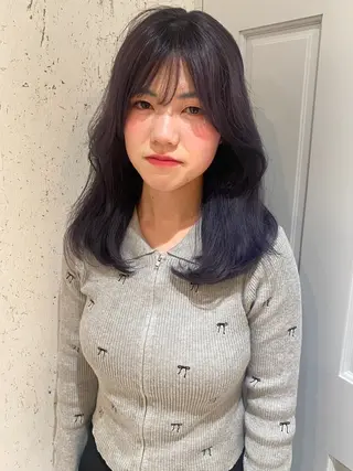 セミロング カラー mai / linoah˚✧のヘアスタイル