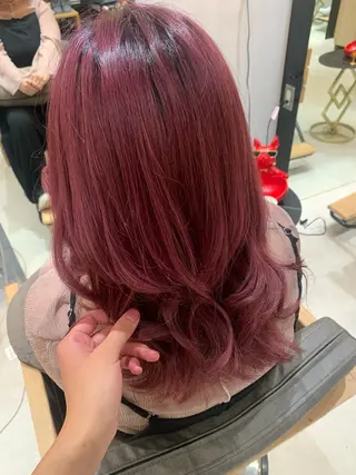 セミロング 本多 永佳のヘアスタイル