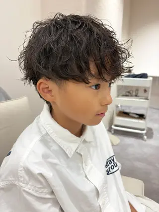 パーマ メンズ キッズ メンズパーマ特化🔥 ツイスパ/シャドウのヘアスタイル