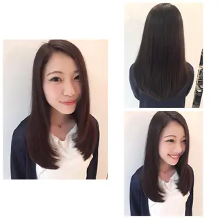 セミロング ロング 松永 雄樹のヘアスタイル