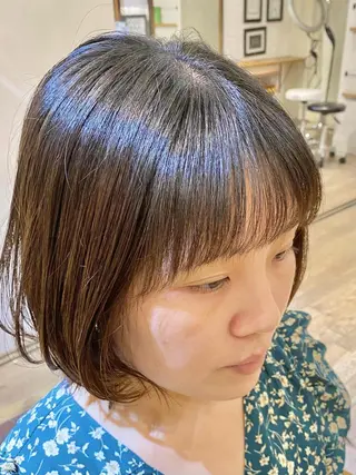 ミディアム カラー 前田 裕介のヘアスタイル