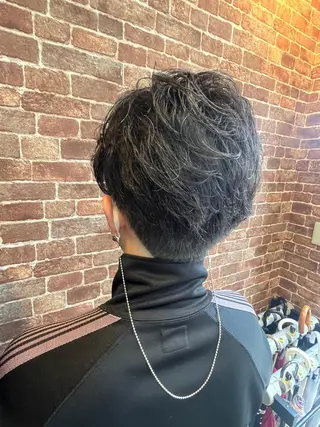 ショート カラー パーマ ヘアアレンジ メンズ キッズ ネイル マツエク・マツパ アイブロウ 久木原 ゆりのヘアスタイル