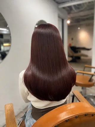 セミロング カラー 透明感カラー/ 艶髪/新宿/NANAのヘアスタイル