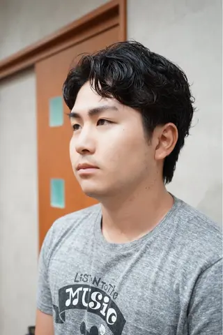 ショート パーマ メンズ men’s hair / 隼翔のヘアスタイル