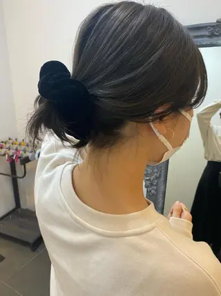 ミディアム 🎗️【ヘアセット 美眉】吉川玲🎗️のヘアスタイル