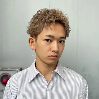 ショート カラー メンズ ⚾️横浜メンズカット 阿部龍馬🍺🍔のヘアスタイル
