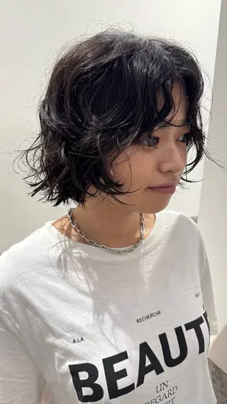 ショート パーマ センスをお届けします 大谷将生infpのヘアスタイル