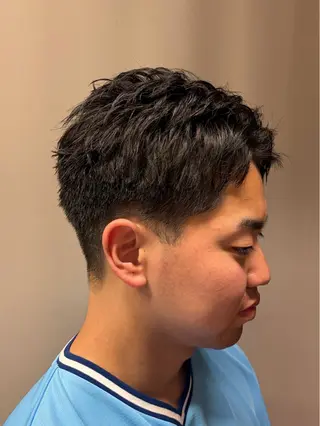 メンズ メンズカット パーマ飯野友喜のヘアスタイル