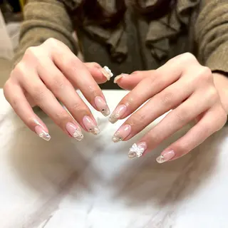 ネイル yuki❄️堺筋本町 韓国ワンホンのネイルデザイン