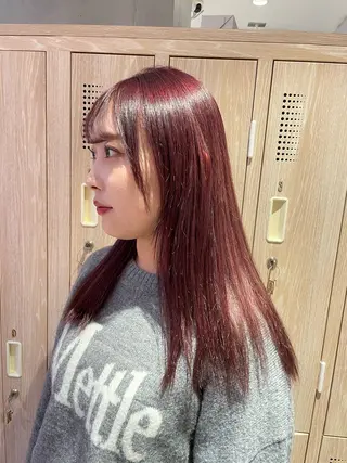 ロング カラー たなか こころ🎀のヘアスタイル