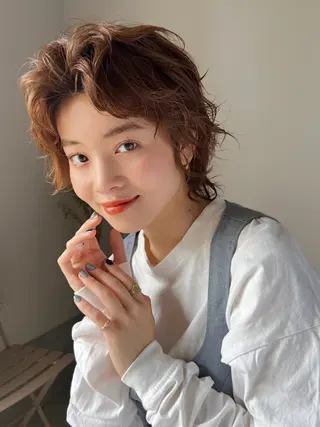 カラー 國米 遥生のヘアスタイル