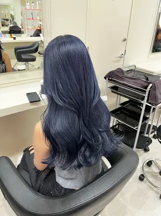 セミロング カラー 💟RINNA 艶カラー💟のヘアスタイル