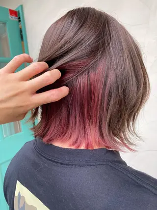 ショート カラー 縮毛矯正/髪質改善 /SATOKOのヘアスタイル