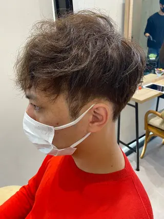 ショート カラー パーマ メンズ 似合う髪型見つけます AYAKAのヘアスタイル