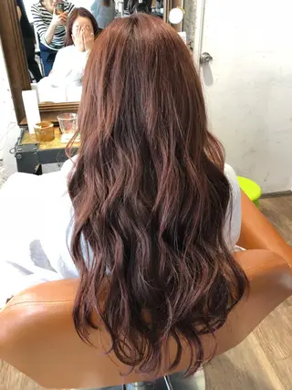 ロング カラー ささざわ あやこのヘアスタイル