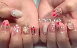 ネイル モチの良さ◉ フィルインネイル♡のネイルデザイン