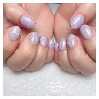 ミディアム ネイル 🐾enen style 🐾のネイルデザイン