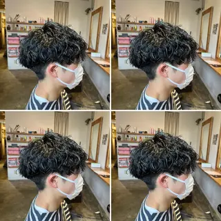 パーマ メンズ メンズパーマ特化 望月謙二郎のヘアスタイル