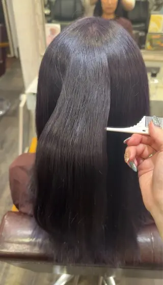 ミディアム 倉持 瑠菜のヘアスタイル