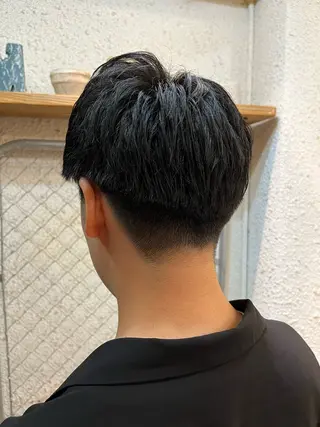 メンズ 🍀透明感カラー×垢 抜けボブ リクト💥のヘアスタイル