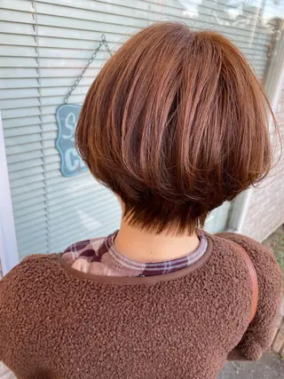 ショート 永沼 真依のヘアスタイル