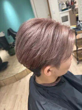 カラー メンズ 河添 麗菜のヘアスタイル