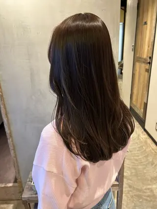 ロング カラー 北原 紗希のヘアスタイル