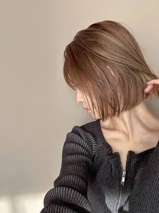 ショート 透明感/縮毛/ボブ CHIHIROのヘアスタイル