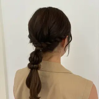 ヘアアレンジ Ayano🎀似 合わせ×透明感🎀のヘアスタイル