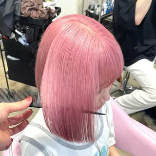 ショート カラー ヘアアレンジ マツエク・マツパ 🧸ハイトーン🧸 ゆっきー🧸のヘアスタイル