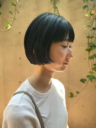 ショート パーマ ボブ/ショート 吉田竣のヘアスタイル