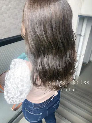 セミロング カラー カラーパティシエ facce🌼ikoのヘアスタイル