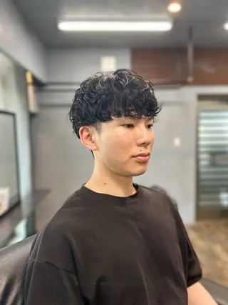 メンズ 長岡 はくとのヘアスタイル