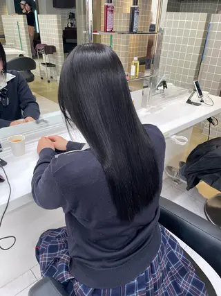ロング カラー 🖤暗髪 | 艶髪 |透明感カラー ゆりのヘアスタイル