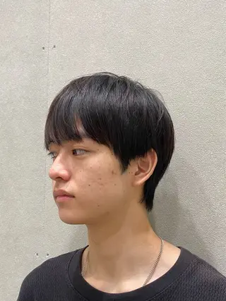 ミディアム メンズ ♤メンズ✖️パーマ♧ 第十 和博のヘアスタイル