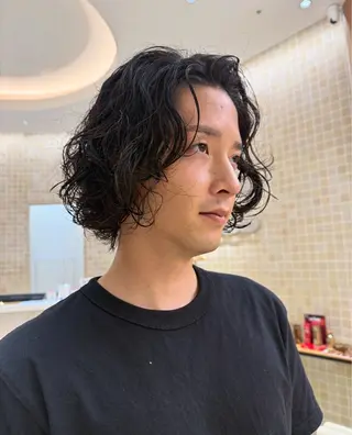 メンズ 丸みショートボブ Narumi✂︎のヘアスタイル