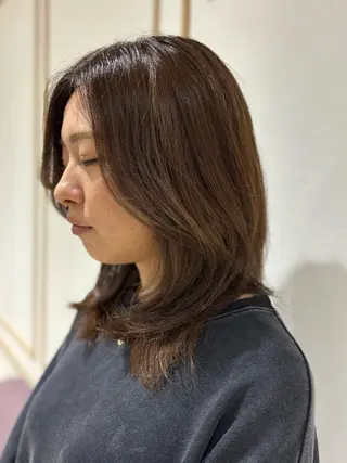 ミディアム 日高 拓磨のヘアスタイル
