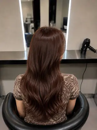 ミディアム カラー 🌈ウルトワ水素 髪質改善naru🌈のヘアスタイル