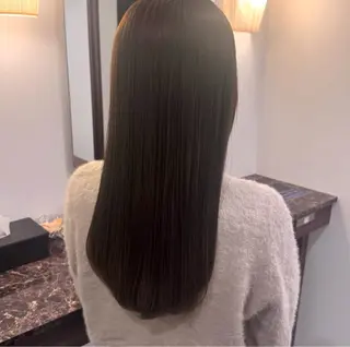 ロング カラー Ako  カット・ 縮毛矯正モデル募集のヘアスタイル