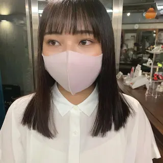 セミロング 土屋かすみ✁︎. ꙳ 姫カットのヘアスタイル